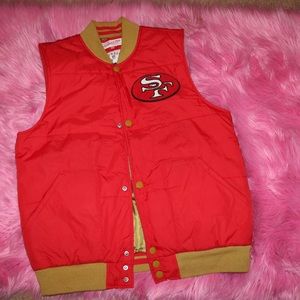 NFL San Francisco 49ers vest jacket